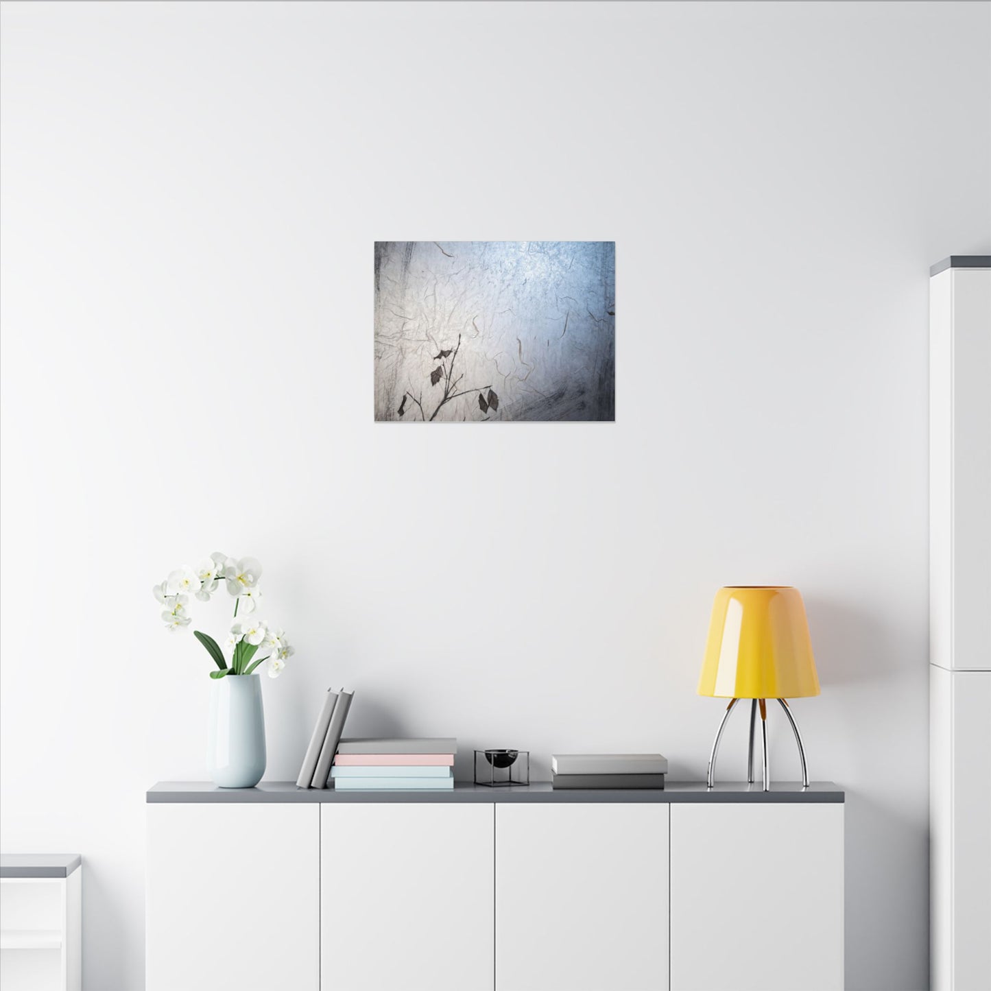 Moonlight Shoji Screen Canvas Art - Japandi Shibui