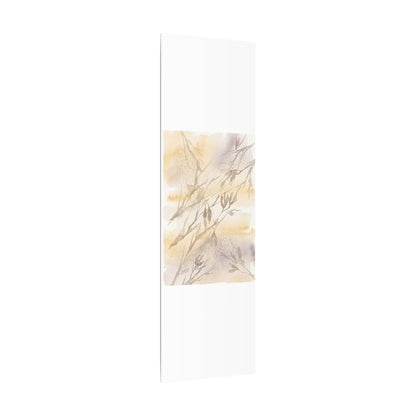 Shadow Play Winter Canvas Art | Japandi Warm Design