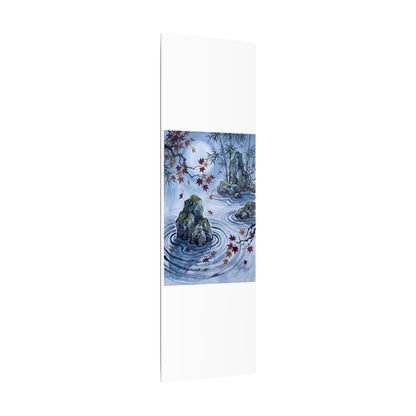 Rock Garden Autumn Canvas Art | Zen Tranquil Design