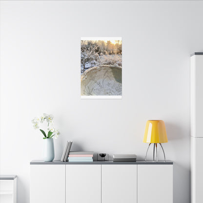 Ceramic Bowl Canvas Art | Winter Japandi Minimal Line Art