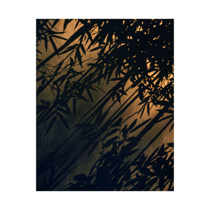 Summer Shadow Play Shadow Zen Wall Art Print | Luxurious Decor
