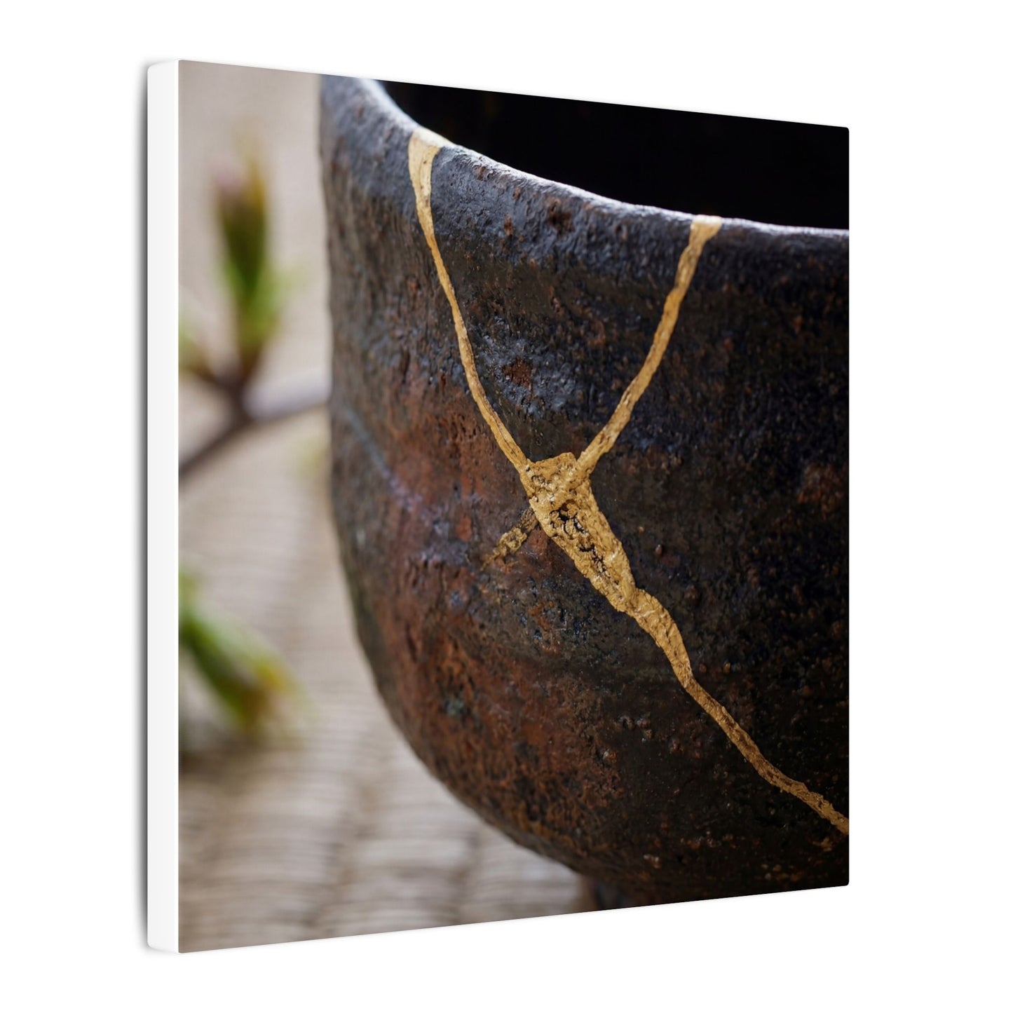 Dawn Tea Ceremony Canvas Art - Kintsugi Mono No Aware