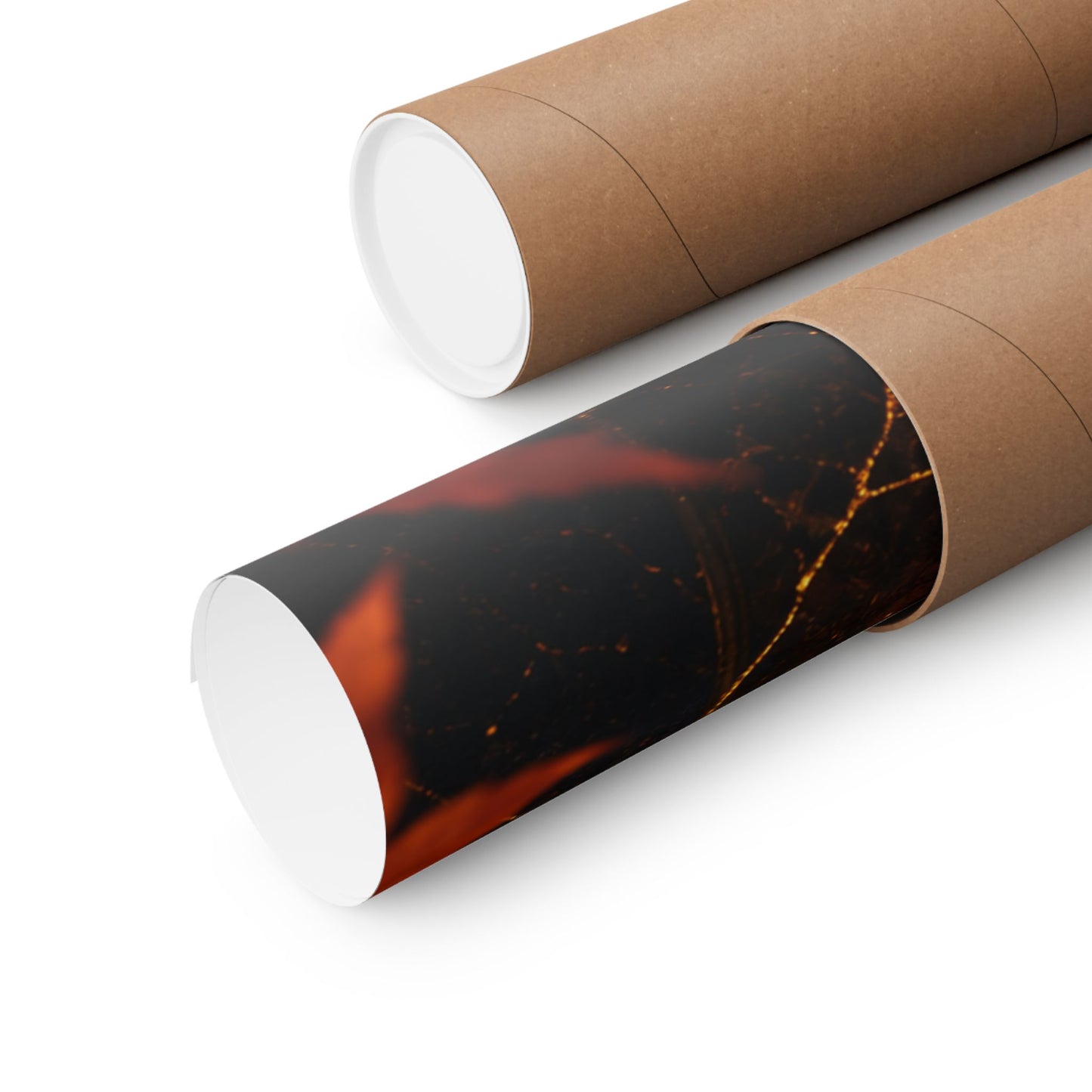 Resilient Shoji Screen Wall Art Print - Gold Vein Kintsugi
