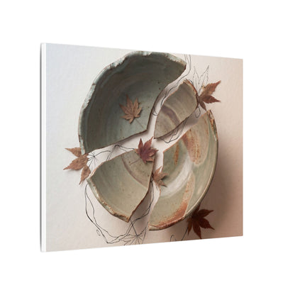 Dawn Ceramic Bowl Canvas Art - Japandi Fukinsei