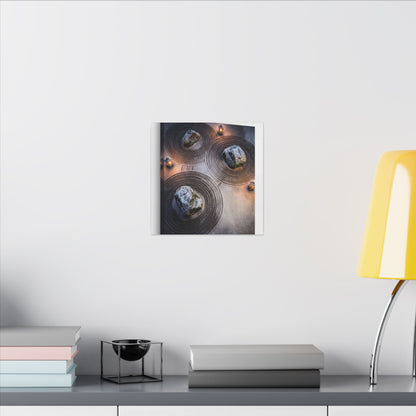 Candlelight Rock Garden Canvas Art - Japandi Ma