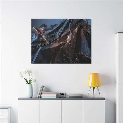 Paper Fold Broken Beauty Canvas Art | Philosophical Kintsugi Art