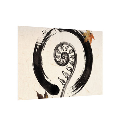 Fern Unfurling Autumn Canvas Art | Zen Peaceful Design