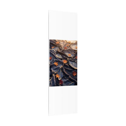 Golden Hour Silk Drape Canvas Art - Kintsugi Shibui