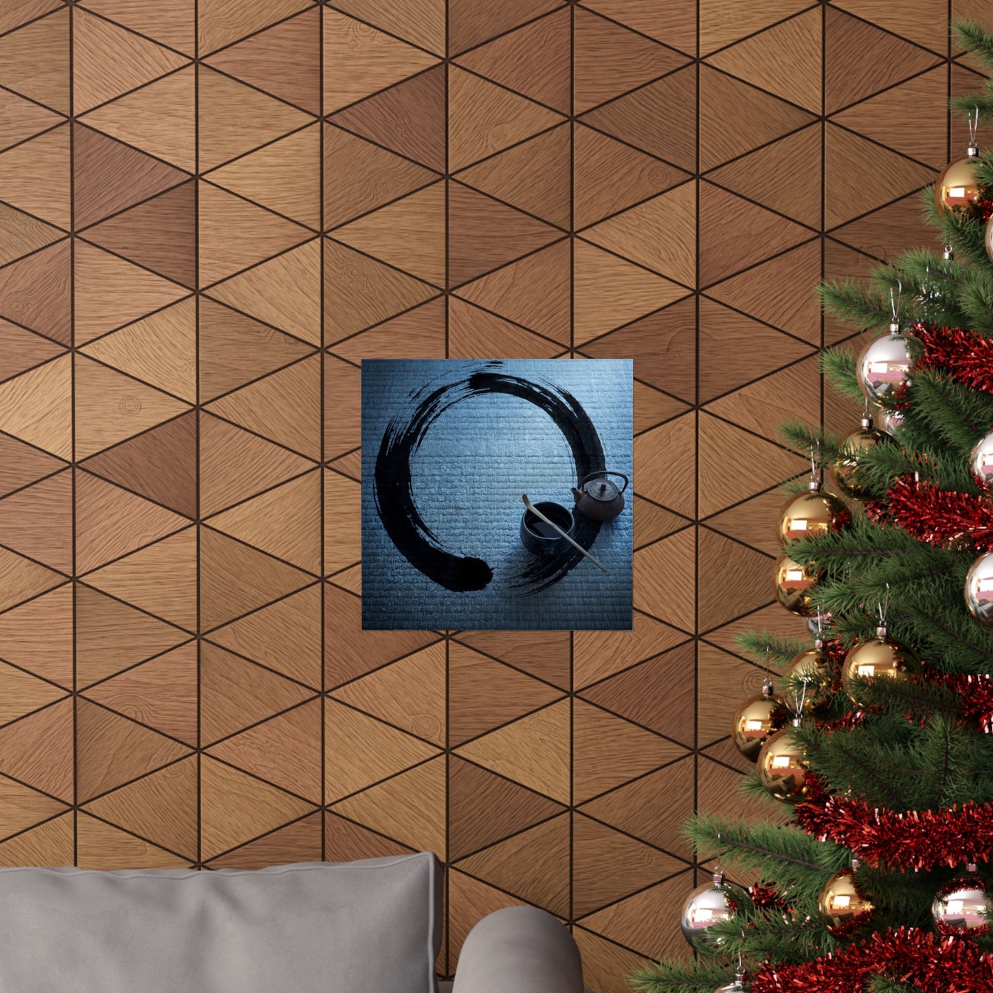 Peaceful Tea Ceremony Wall Art Print - Enso Zen