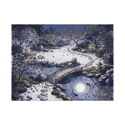 Torii Gate Enso Canvas Art | Contemplative Zen Art