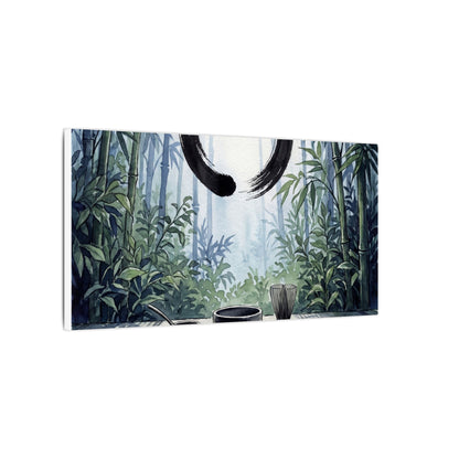 Seijaku Tea Ceremony Canvas Art - Zen Enso