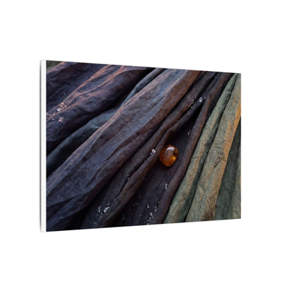 Silk Drape Shadow Zen Canvas Art | Moody Dark Japandi Art