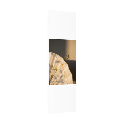 Paper Fold Gold Vein Canvas Art | Healing Kintsugi Art