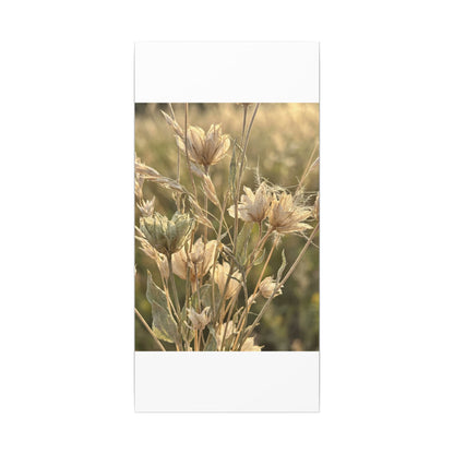 Summer Dried Flowers Minimal Line Canvas Art | Cozy Decor