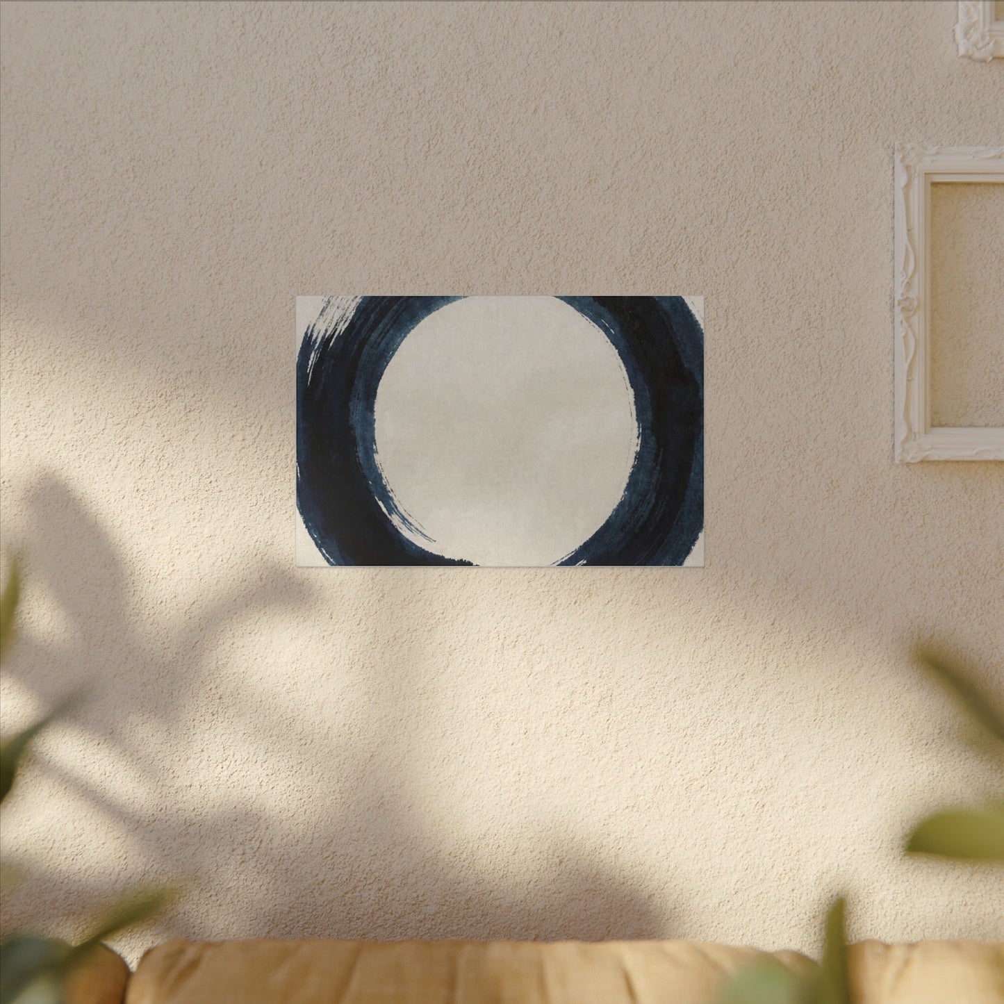 Balanced Meditation Zen Enso Canvas Art