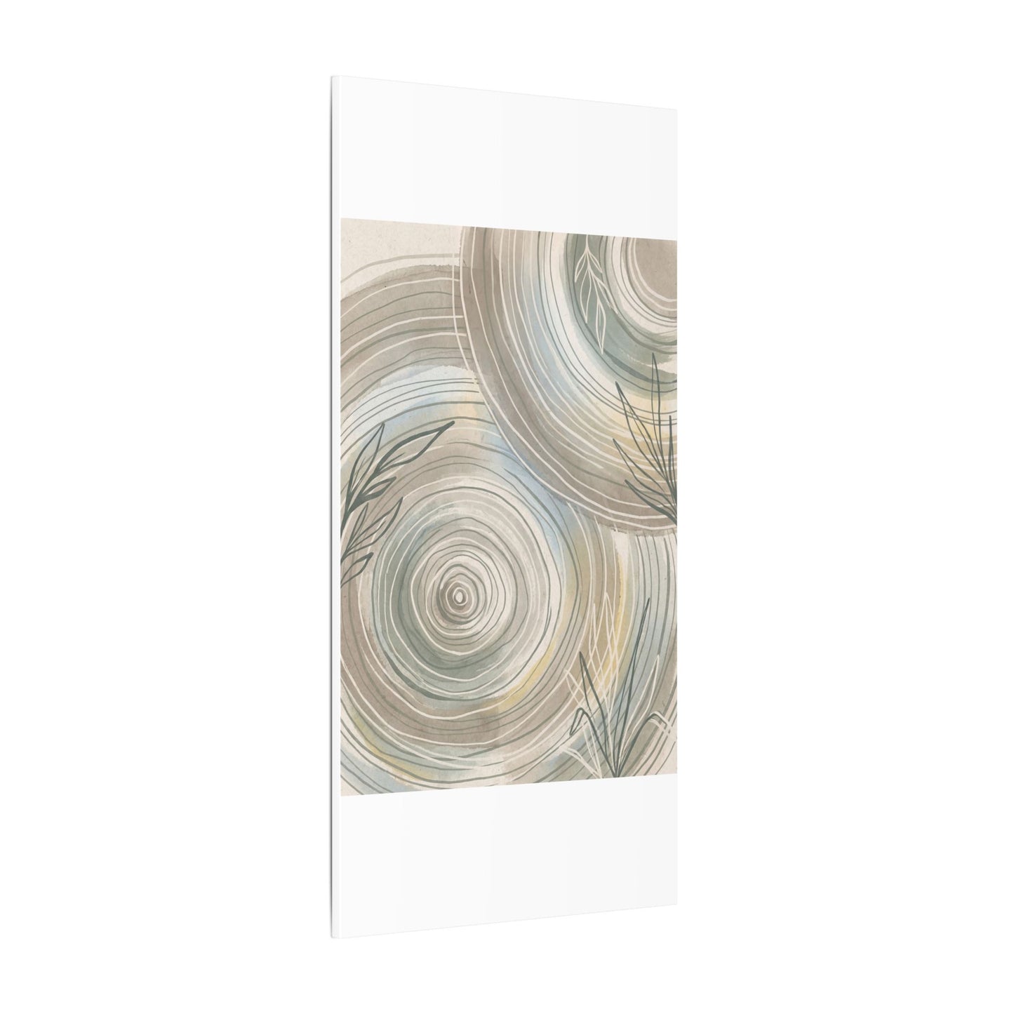 Kanso Water Ripple Canvas Art - Japandi Minimal Line