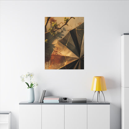 Ma Paper Fold Canvas Art - Kintsugi Broken Beauty
