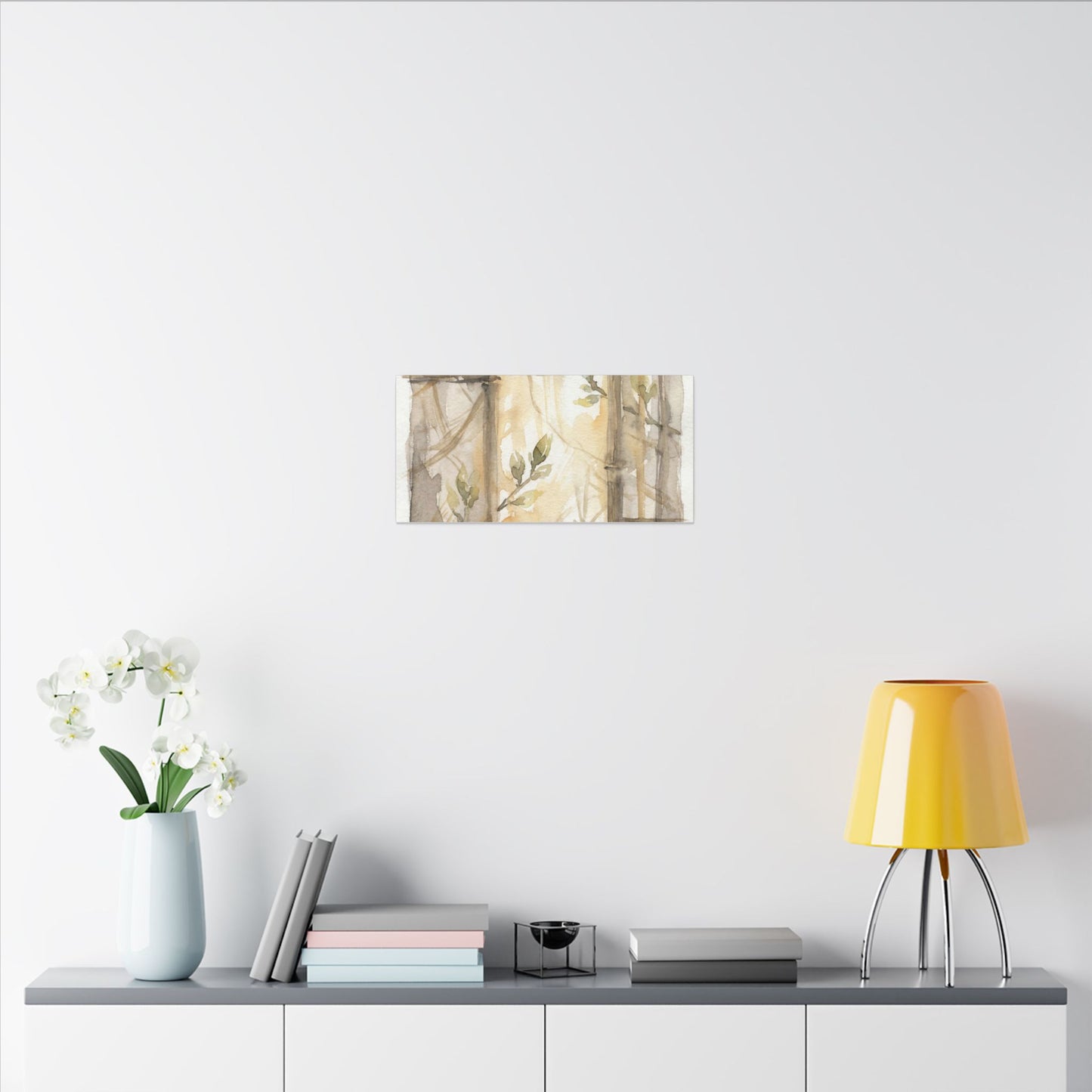 Shoji Screen Spring Canvas Art | Japandi Cozy Design