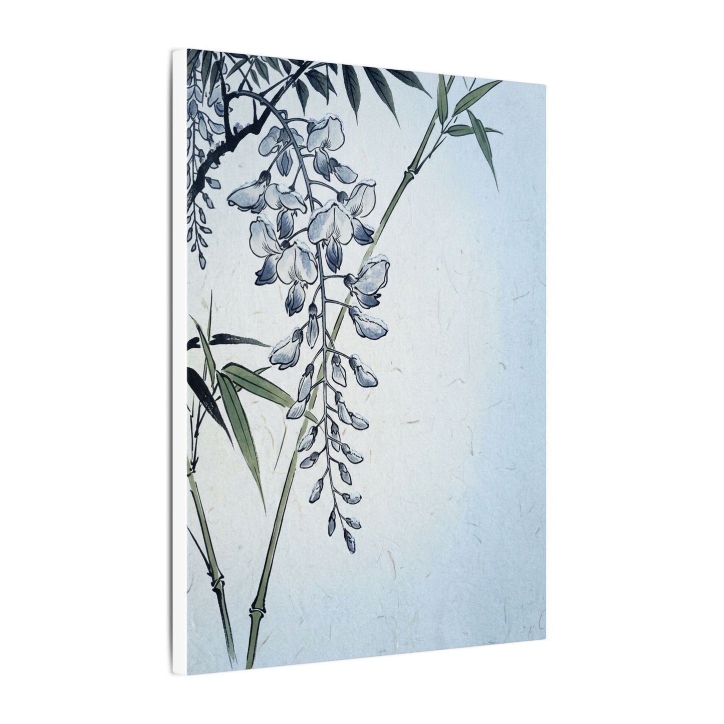 Zen Wisteria in Moonlight | Ukiyo E Inspired Canvas Art
