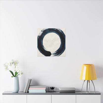 Balanced Meditation Zen Enso Canvas Art
