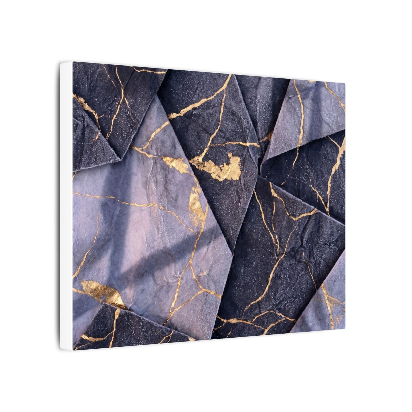 Seijaku Paper Fold Canvas Art - Kintsugi Gold Vein