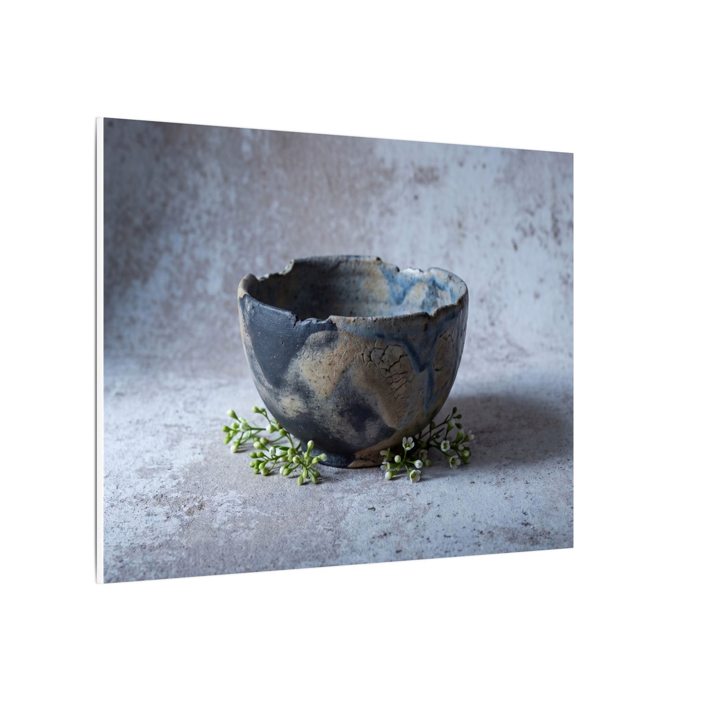Ceramic Bowl Spring Canvas Art | Japandi Warm Design