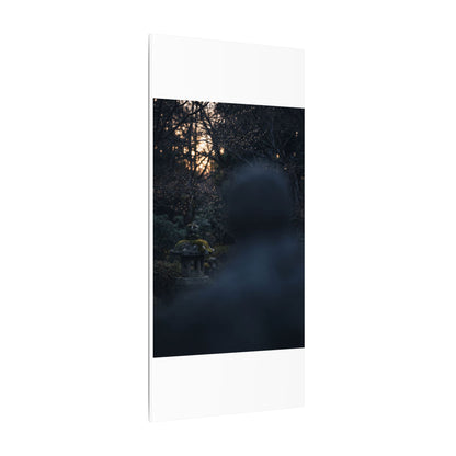 Spring Stone Lantern Moody Minimal Canvas Art | Bold Decor