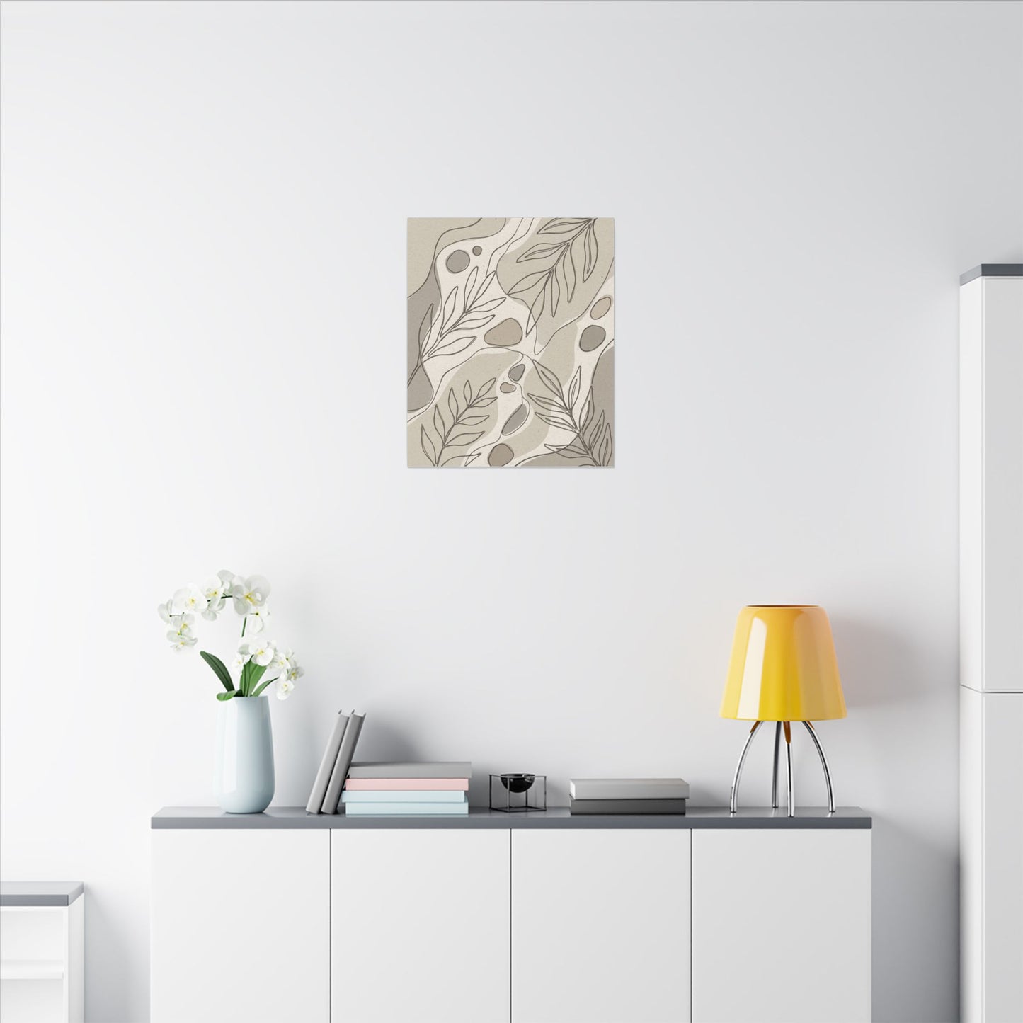 Japandi Minimal Line Canvas Art