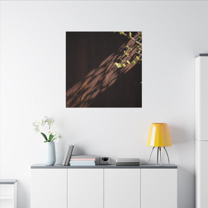 Rust Patina Moody Minimal Canvas Art | Sophisticated Dark Japandi Art
