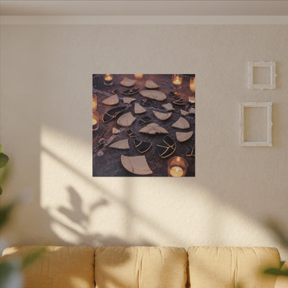 Winter Broken Pottery Broken Beauty Canvas Art | Beautiful Decor