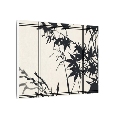 Shoji Screen Canvas Art | Summer Japandi Minimal Line Art