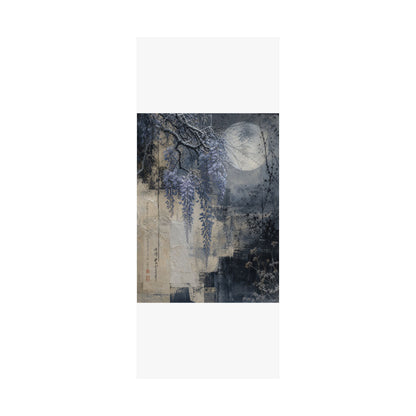 Moonlight Wisteria Wall Art Print - Japandi Seijaku