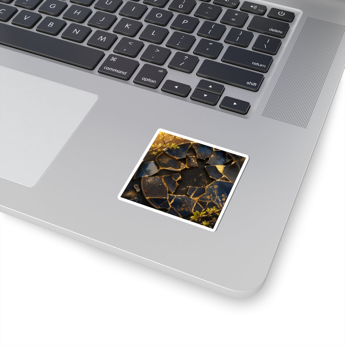 Spring Broken Pottery Gold Repair Sticker | Beautiful Decor