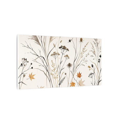 Dawn Dried Flowers Canvas Art - Japandi Kanso