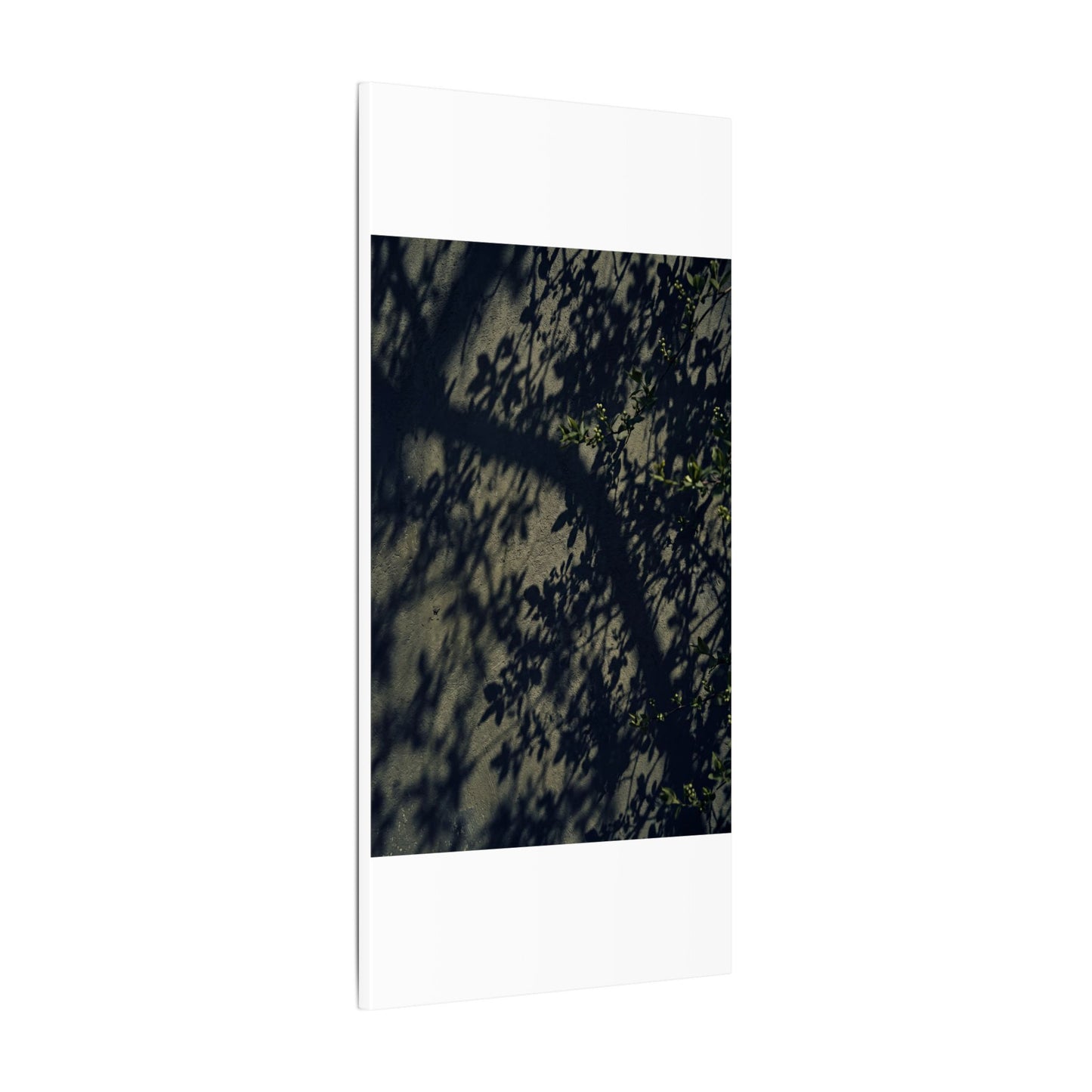 Atmospheric Shadow Play Canvas Art - Moody Minimal Dark Japandi