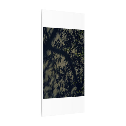 Atmospheric Shadow Play Canvas Art - Moody Minimal Dark Japandi