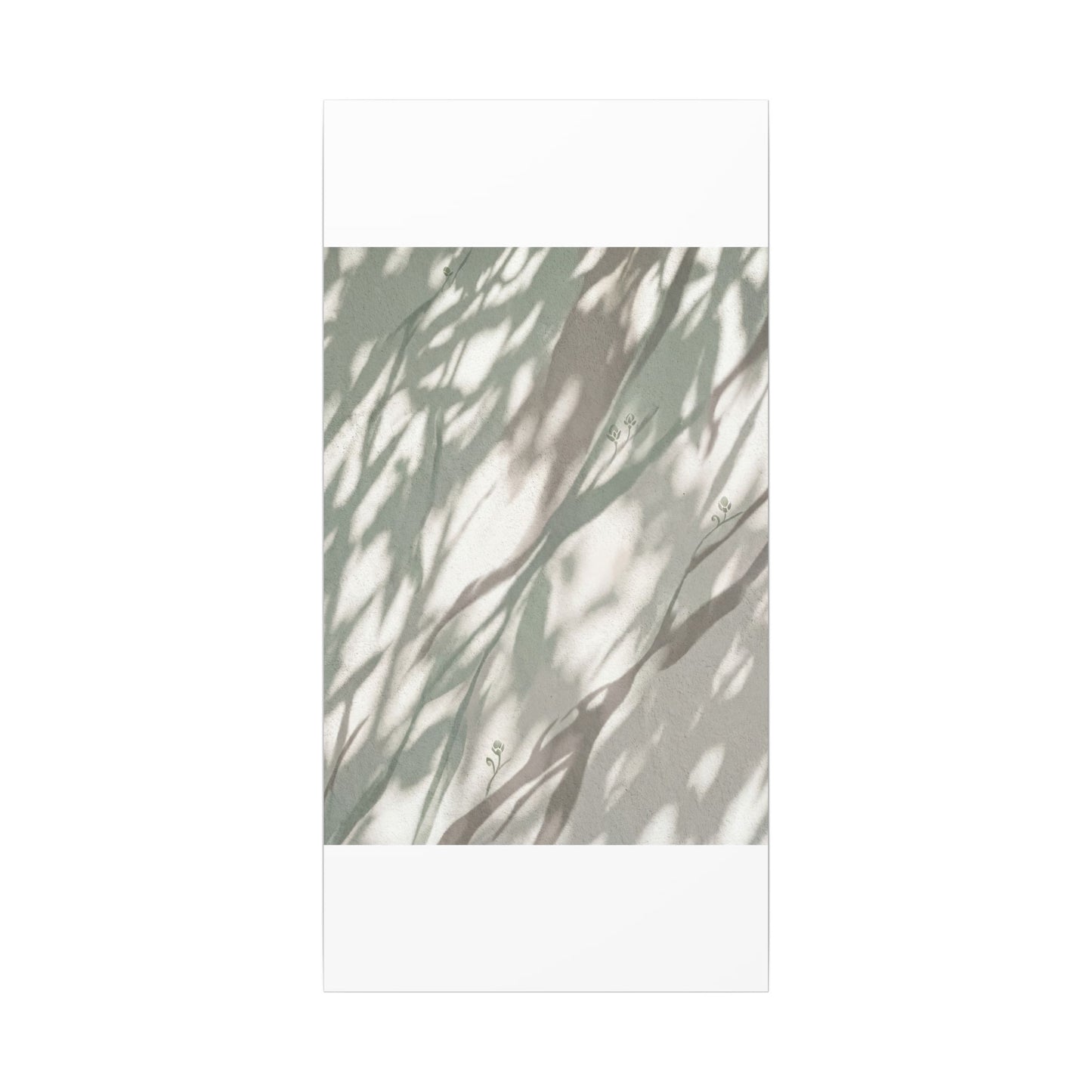 Japandi Shadow Play in Dappled | Japanese Pattern Canvas Art