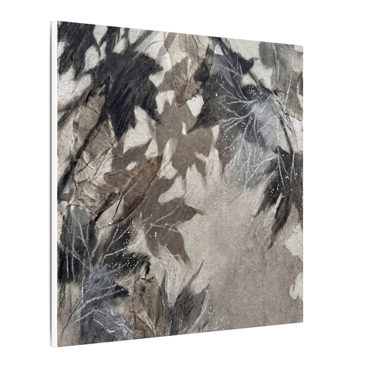 Shadow Play Texture Canvas Art | Cozy Japandi Art