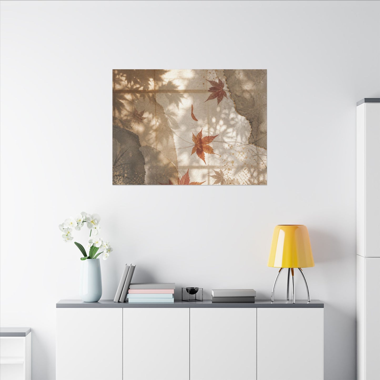 Datsuzoku Shoji Screen Canvas Art - Japandi Japanese Pattern