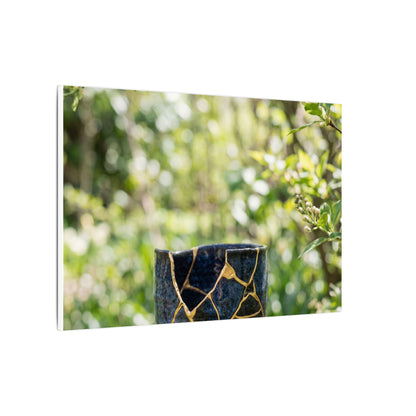 Kintsugi Broken Pottery in Dappled | Broken Beauty Canvas Art