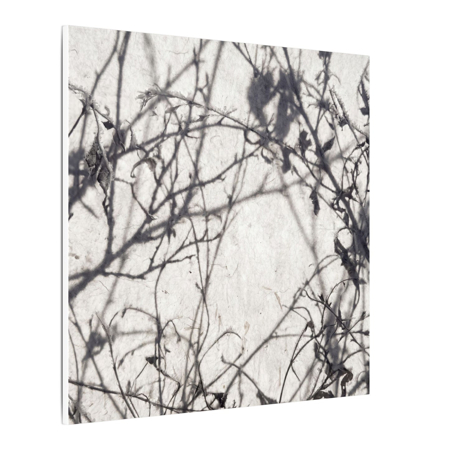 Winter Shadow Play Japanese Pattern Canvas Art | Elegant Decor