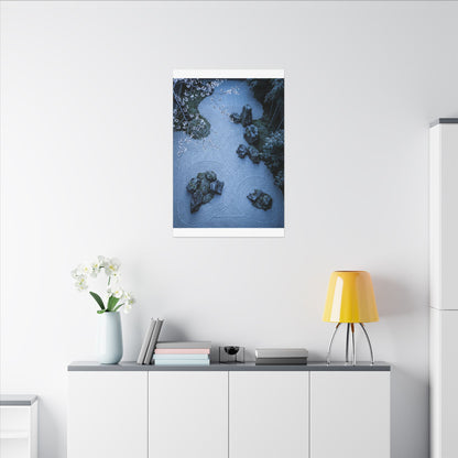 Earthy Silk Drape Canvas Art - Minimal Line Japandi