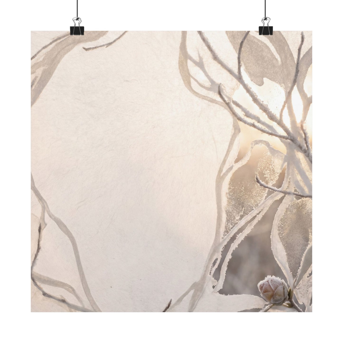 Golden Hour Shoji Screen Wall Art Print - Japandi Datsuzoku