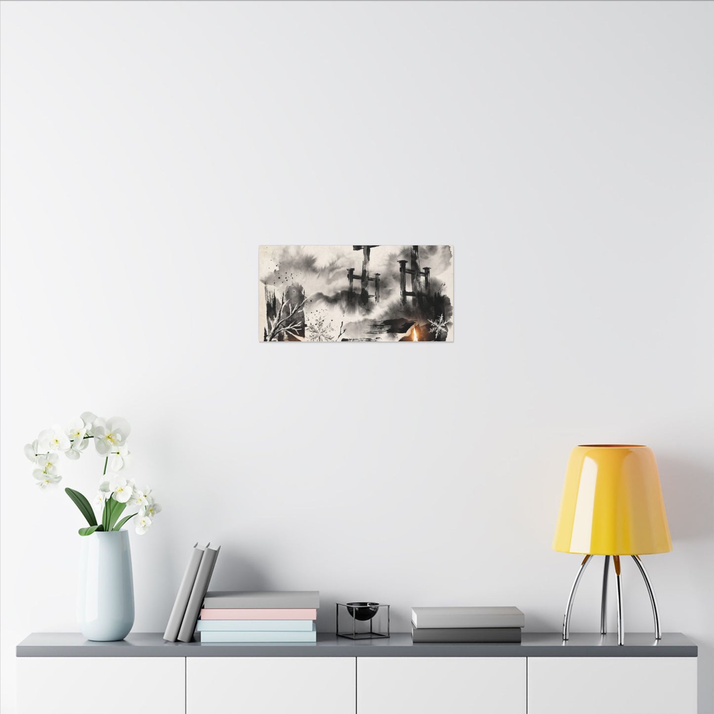 Candlelight Torii Gate Canvas Art - Zen Datsuzoku