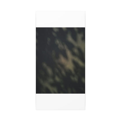 Dappled Shadow Play Canvas Art - Dark Japandi Ma