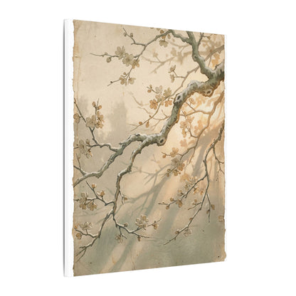 Cherry Blossom Canvas Art | Winter Japandi Japanese Pattern Art