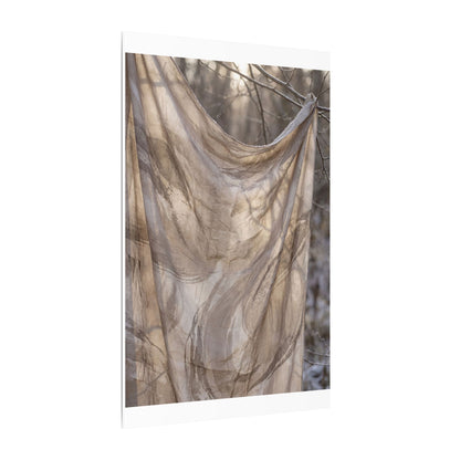 Ma Silk Drape Canvas Art - Japandi Japanese Pattern