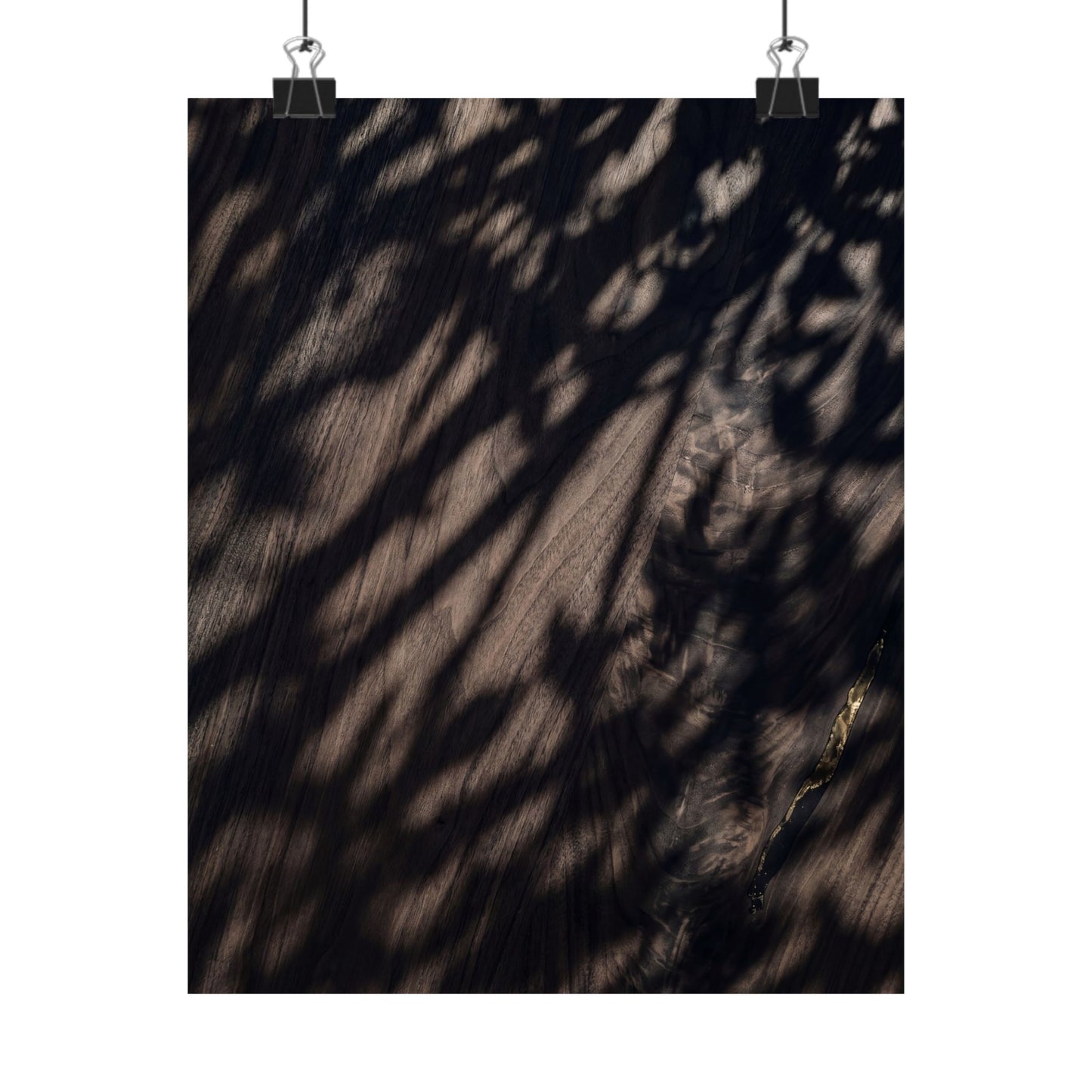 Datsuzoku Shadow Play Wall Art Print - Dark Japandi Shadow Zen