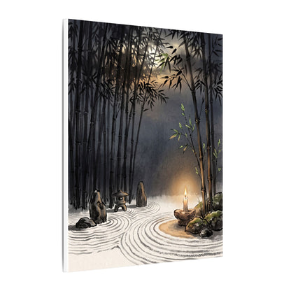 Tranquil Bamboo Grove Canvas Art - Karesansui Zen