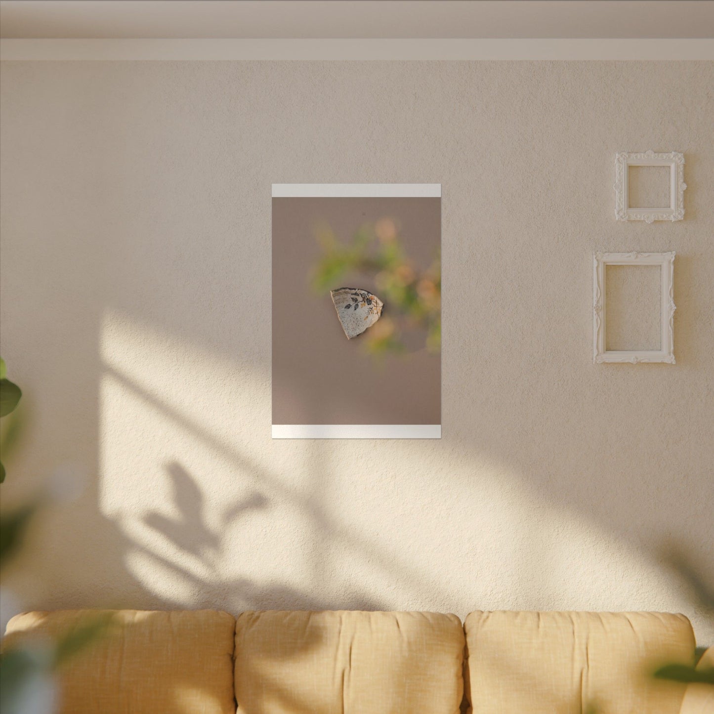 Ceramic Bowl Canvas Art | Spring Japandi Japanese Pattern Art